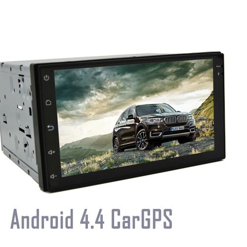 7&#039;&#039; double din android 4.4 quad-core in dash car gps wifi-3g bluetooth head unit