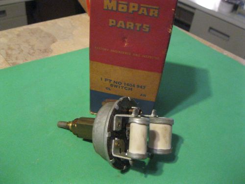 Nos mopar 1955 plymouth heater and defroster switch