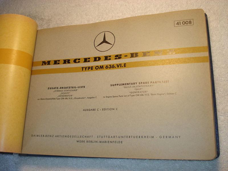 1960 Mercedes 190 spare parts
