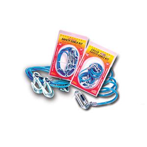 Roadmaster 643 single hook 68&#034; 6,000 lb coiled safety cables 2 pack