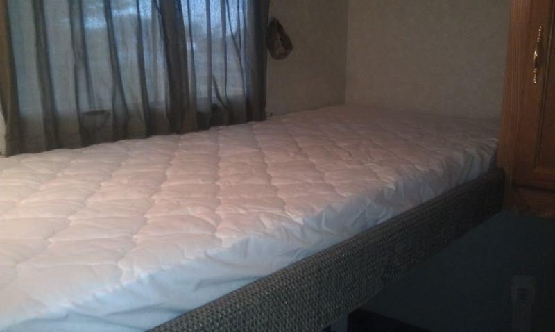 camper bunk bed mattress pad