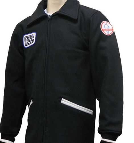 Shelby cobra world championship team jacket, black wool shell,  size m