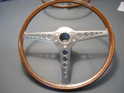 Jaguar e-type 3.8 &amp; 4.2 series one or two &#034;original&#034; steering wheel  refinished!