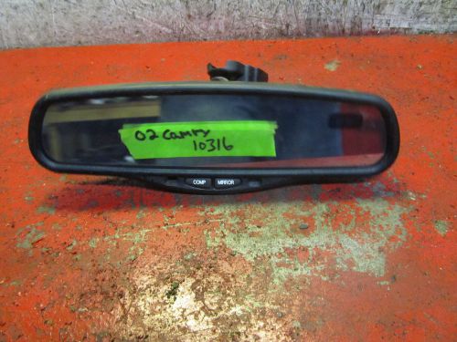 06 05 04 03 02 toyota camry oem interior rear view mirror w compass &amp; auto dimm