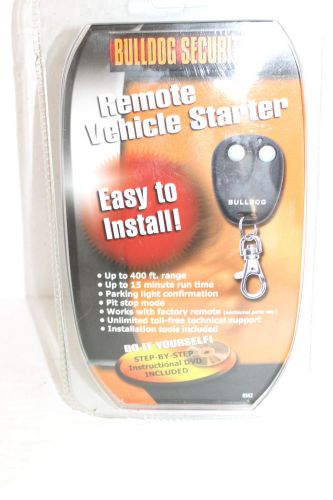 New bulldog security remote vehicle starter easy to install 400&#039; range rs82   j2