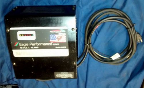 Eagle performance series 4818ob 48v 18amp battery charger 18a golf cart tested