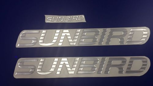 Sunbird boat emblem 22&#034; epoxy stickers resistant to mechanical shocks vinyl