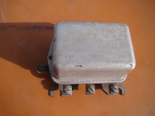 Antique ford mercury  40&#039;s/50&#039;s  voltage regulator and brush set