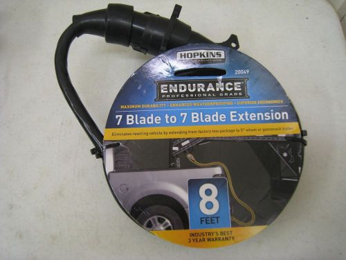 Hopkins 20049 endurance 7 blade to 7 blade rv molded extension cable 8 feet