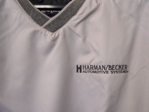 Harman becker automotive systems pull over wind jacket size large (new)