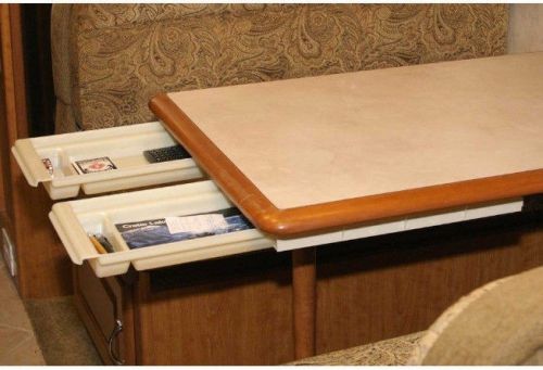 Add-a-drawer under table storage drawer