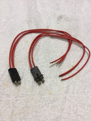 Old electroline tail taillight wiring connector art deco scta hot rod coe 1 pair
