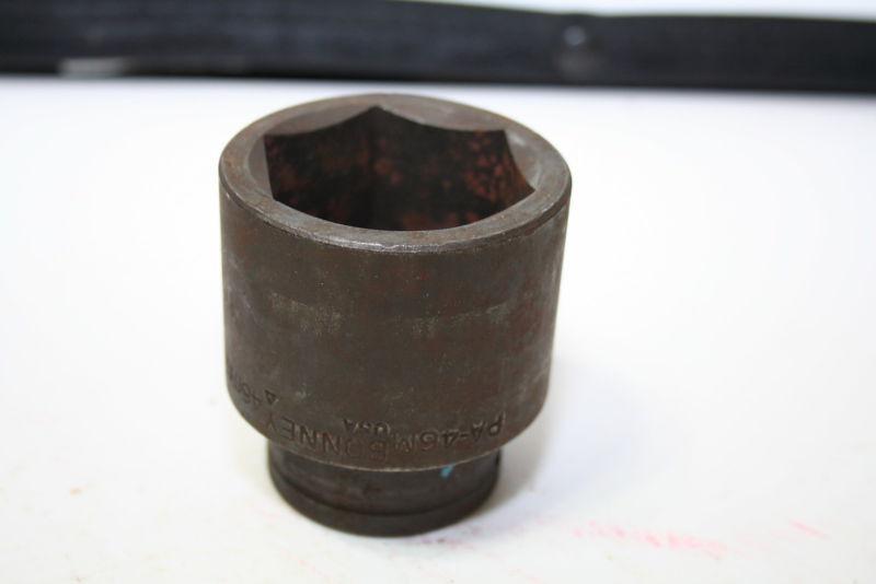 Bonney 1/2 inch drive impact socket metric pa-46m 46 mm little or no use