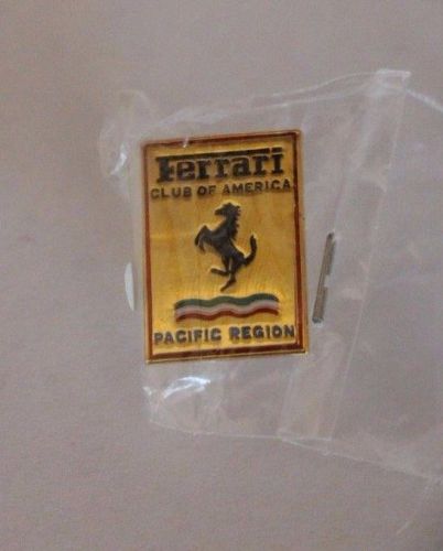 New ferrari club badge emblem lapel pin car badge