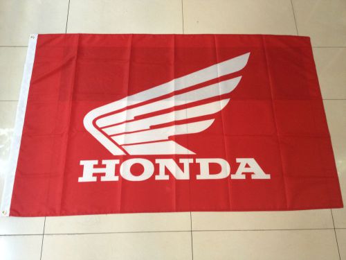 Free shipping honda red wing racing flag 3x5 ft motorcycle motocross man cave
