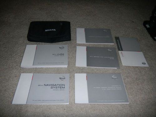 2014 nissan cube with navigation owners manual set + free shipping