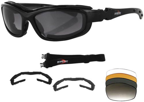 Bobster brh2001 road hog ii convertible sunglasses/goggles