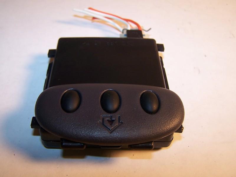 Black / charcoal rolling code homelink transmitter switch control w wiring oem