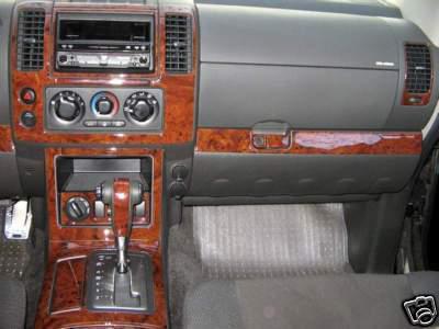 Nissan frontier se le interior burl wood dash trim kit 2005 05 2006 06 2007 2008