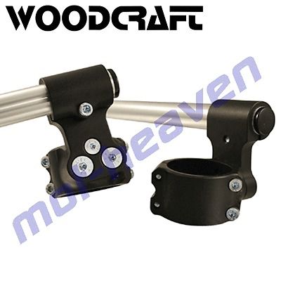 Honda cbr600rr 2010 woodcraft clip-ons handle bars 1.5&#034; riser cbr 600rr 600 rr