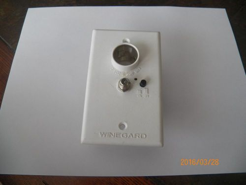 Winegard rv-0742 wall plate power supply 12vdc 8 amp max antenna cable motorhome