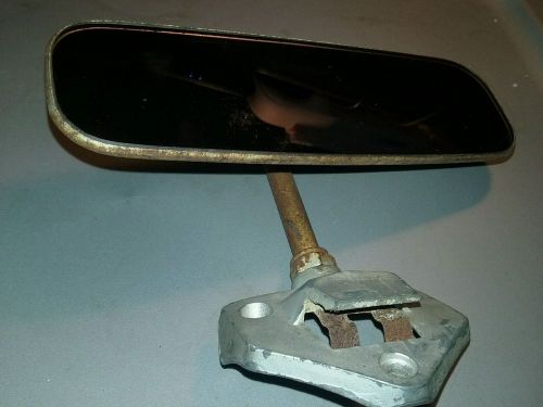 Vintage rear view mirror w/ bracket..ford, chevy, dodge..50&#039;s 60&#039;s 70&#039;s