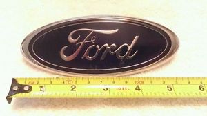 Ford oval  name plate   emblem  badge  used oem part # f8ub-8c020-aa