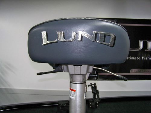 Lund bike seat - grey - new 2010-2013 boat fishing seat