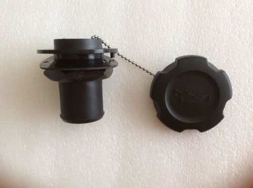 Yamaha waverunner black oil cap and hull fitting assembly