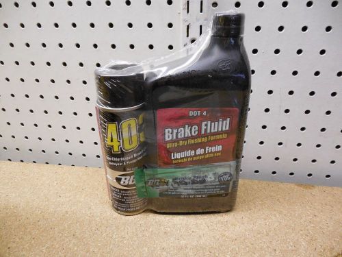 Bg products brake flush service kit, 403 cleaner plus  fluid
