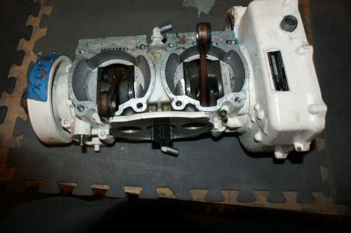 Rotax  657 crankcase with crankshaft and rods