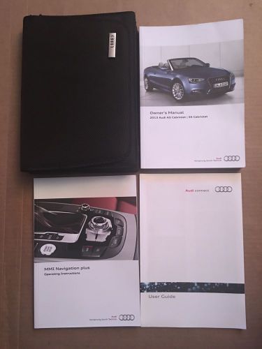 2013 audi a5 cabriolet | s5 cabriolet owner&#039;s manual with case