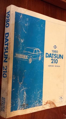 1980 datsun 210  factory service manual book
