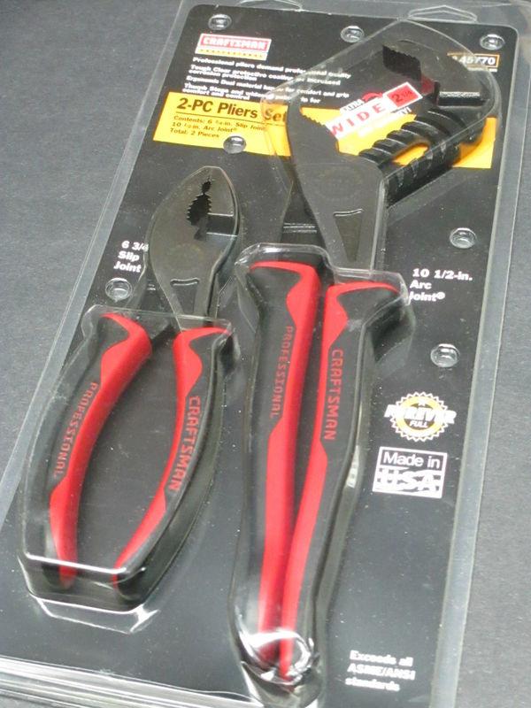 Find Craftsman Professional 2 Piece Plier Set 6 3/4" Slip Joint & 10