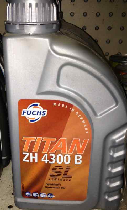 Sell LOT OF 4 Hydraulic Fluid - CHF 11S Synthetic Oil 1 Liter FUCHS ...