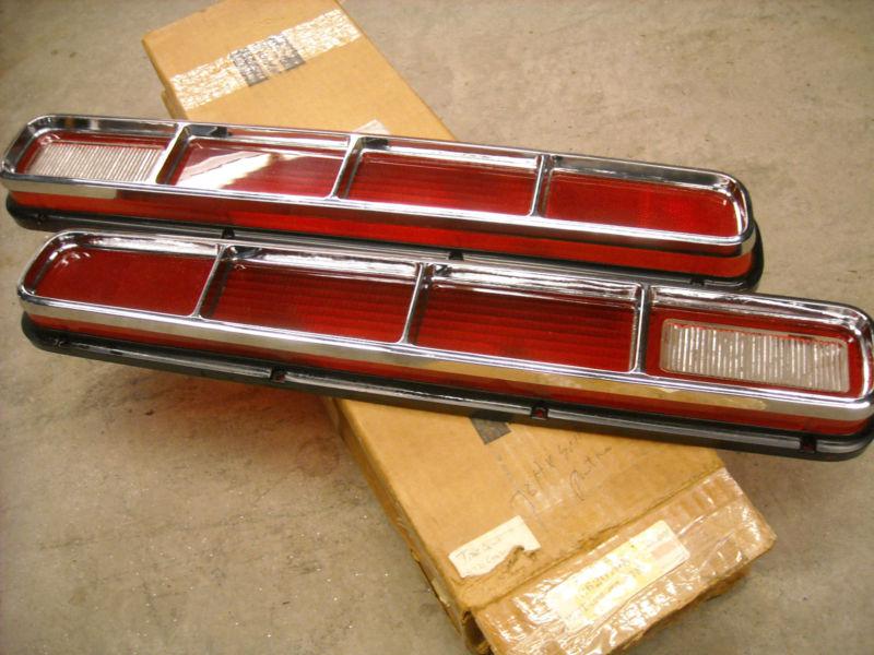 Sell MOPAR NOS 1972 Charger SE tail lamp lenses, 3620798-9. in