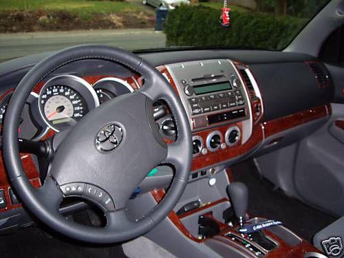 Toyota tacoma x-runner pre-runner interior wood dash trim kit 2005 06 2007 2008