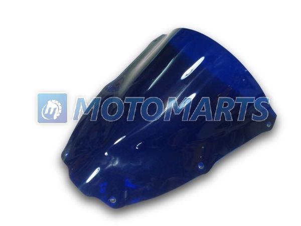Blue windscreen for kawasaki ninja zx-6r 00-02