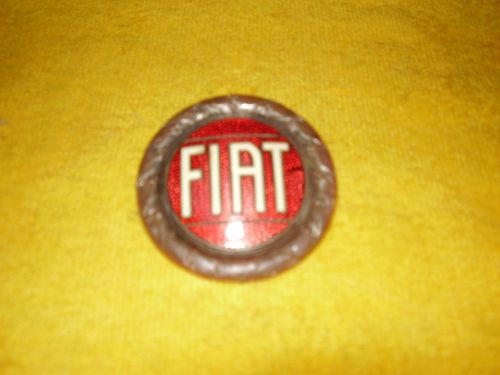 Fiat 850, 124, x/19 &amp; others, alloy hood &amp; trunk badge.