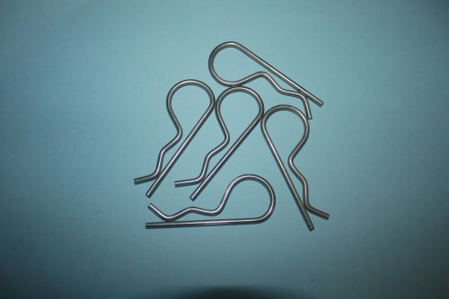 Stainless steel  304 grade r clips 4 mm in packs of 5
