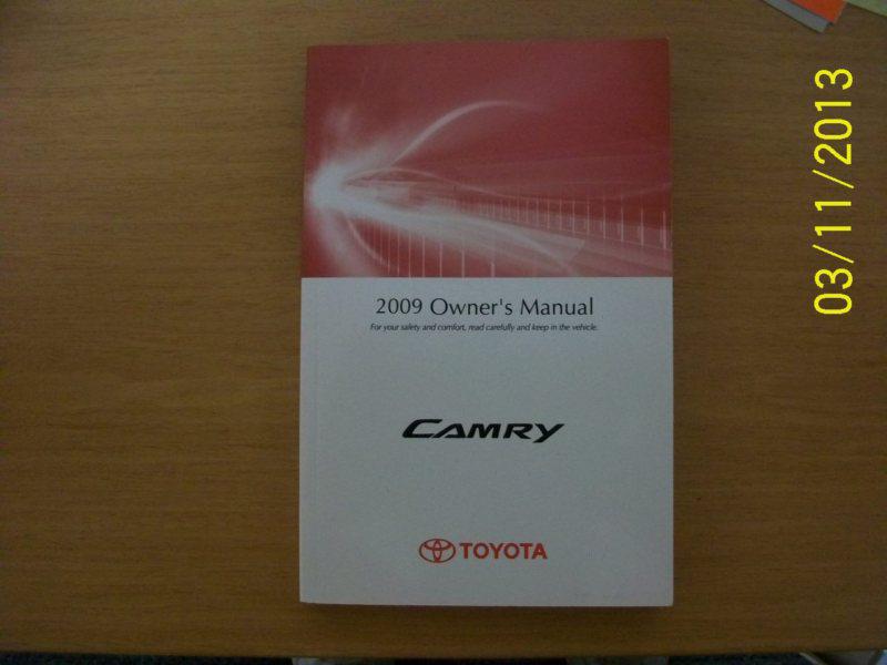 2009 CAMRY OWNERS MANUAL PDF