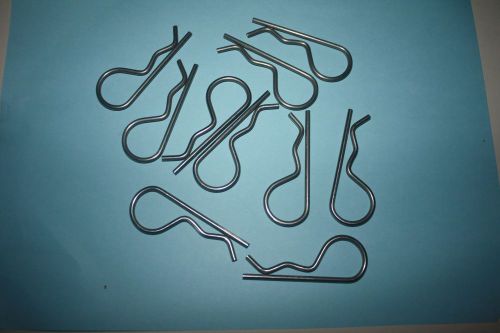 Stainless steel  304 grade r clips 3mm in packs of 10