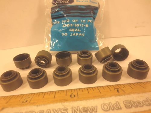 12 pcs ford unopened 1989/up taurus sho 6cyl. 3.0l seal (valve syem) exhaust nos