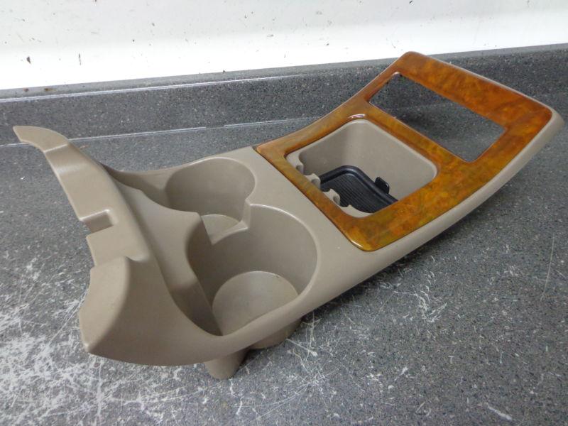 Lincoln navigator ford expedition  center console storeage tan cup holder 00-02