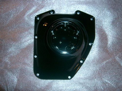 Harley cam cover-twin cam 88-96-103-110-gloss black-fits 2001-2016