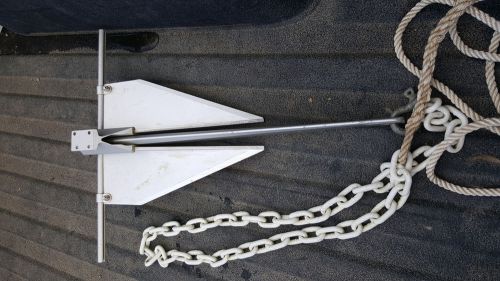 Fortress fx-7 4lb anchor w/5&#039; chain and rope, for 16&#039; to 27&#039; boats