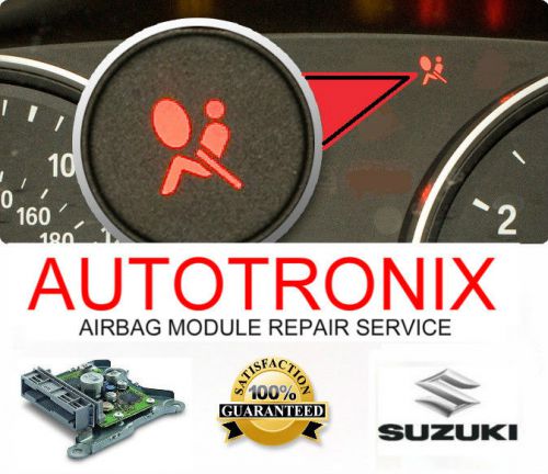 Suzuki srs airbag computer control module reset service restraint control repair