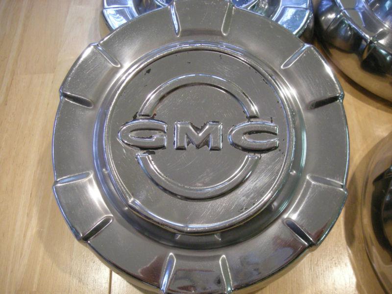 Chrome hubcaps to fit gmc 2 ton truck #5