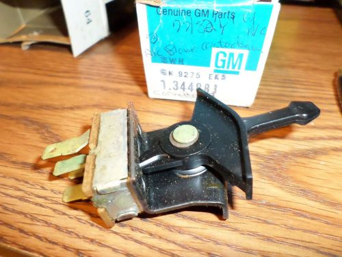 1977 1978 1979 1980 1981 1982 corvette nos air conditioning blower switch