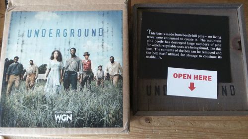 Wgn tv show underground. you get dvd&#039;s with the  1st 4 episodes